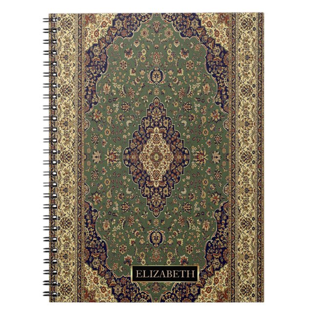 Cuaderno Alfombra persa turca oriental, marco (Frente)
