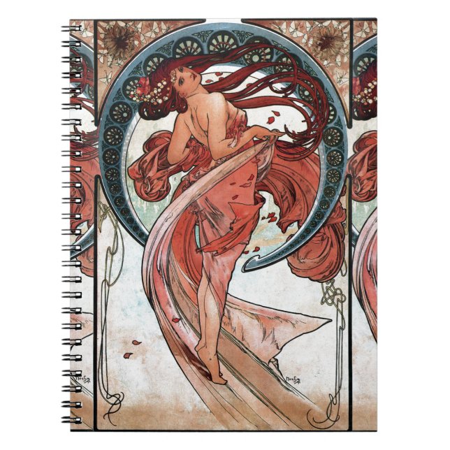 Cuaderno Alfons Mucha 1898 Danza (Frente)