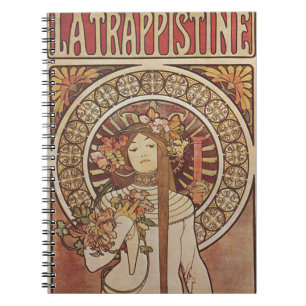 Cuaderno Alfonse Mucha Trappistine Nouveau