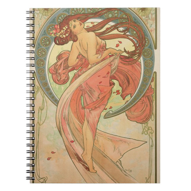 Cuaderno Alfonso Mucha - danza (Frente)