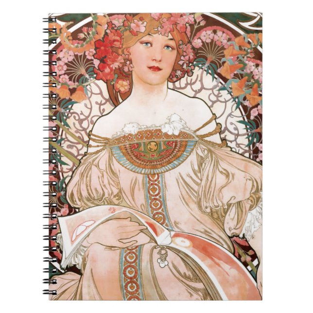Cuaderno Alfonso Mucha: Ensueño (Rêverie) (Frente)