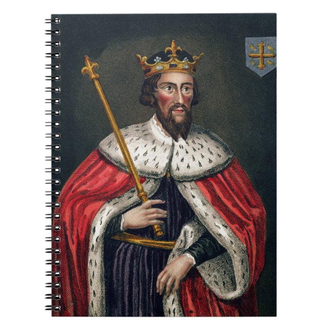 Cuaderno Alfred el grande (849-99), después de una pintura (Frente)