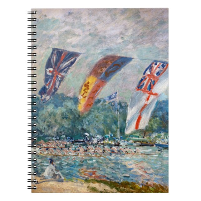 Cuaderno Alfred Sisley - Regata en Molesey (Frente)