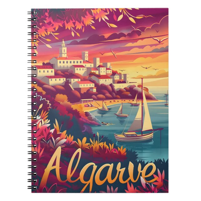Cuaderno Algarve Sunset (Frente)
