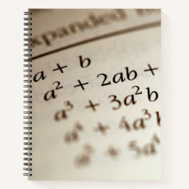 CUADERNO ALGEBRA FORMULAS NOTEBOOK