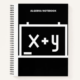 CUADERNO ALGEBRA X + Y NOTEBOOK