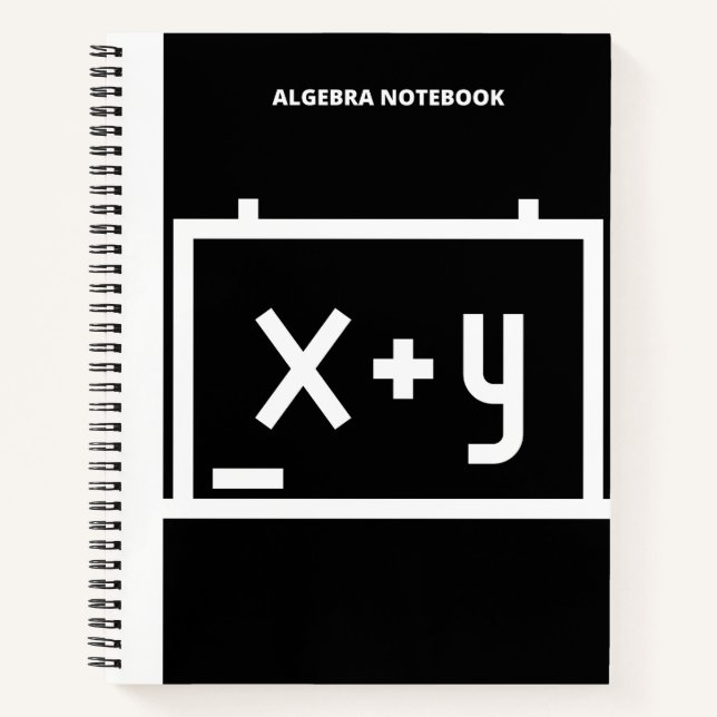 CUADERNO ALGEBRA X + Y NOTEBOOK (Anverso)