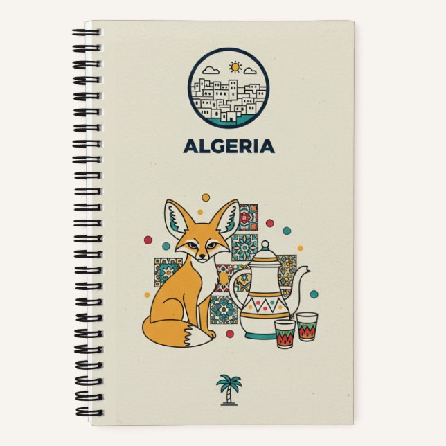 Cuaderno Algeria Heritage & Fennec Fox Photo Archive (Anverso)