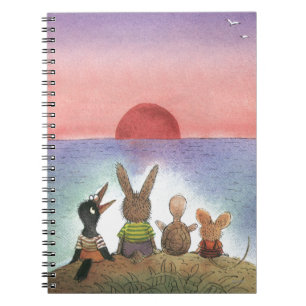 Cuaderno Algo rojo