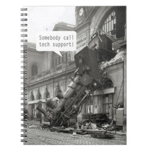 Cuaderno Alguien llame al tren de asistencia técnica Wrect