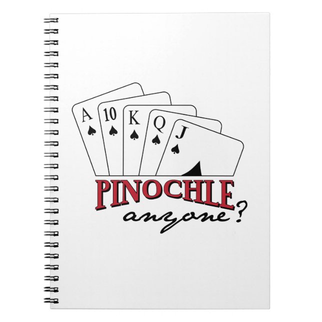 Cuaderno ¿Alguien quiere Pinochle? (Frente)