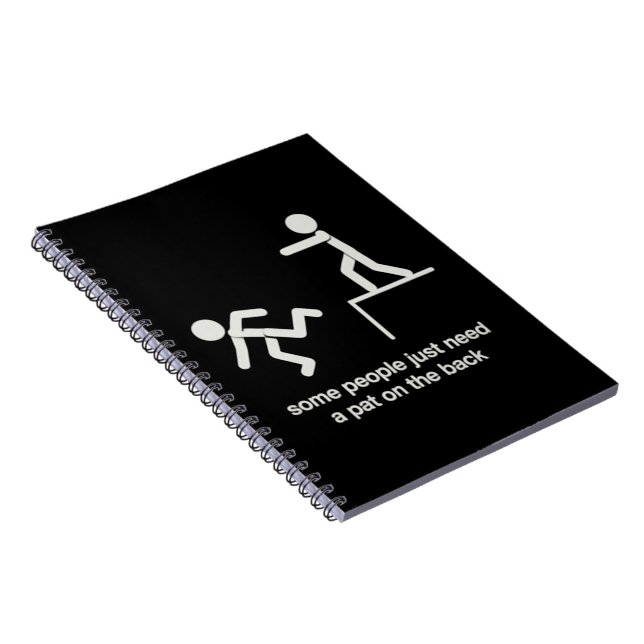 Cuaderno Algunas personas solo necesitan un golpecito en la (Lado Derecho)