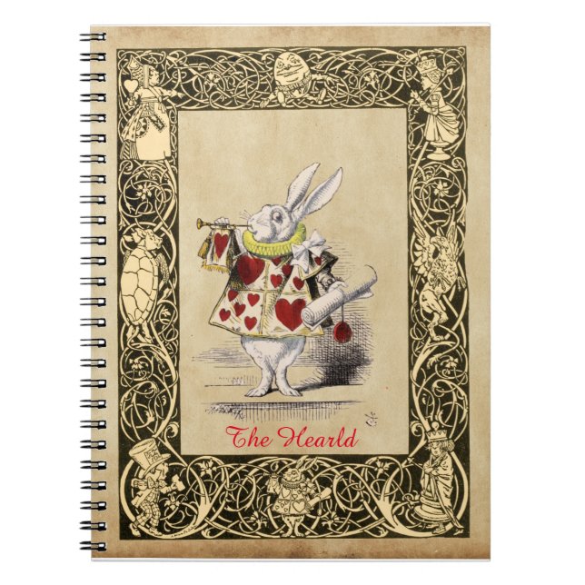 Cuaderno Alice - Conejo Blanco - El Herald 1865 (Frente)