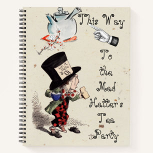 Cuaderno Alice - Fiesta del Sombrerero Loco 1865