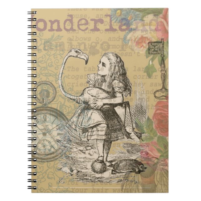 Cuaderno Alice in Wonderland Flamingo Classic (Frente)