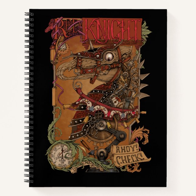 Cuaderno Alice in Wonderland's The Red Knight Notebook (Anverso)