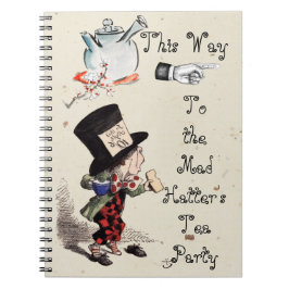 Cuaderno Alice - Mad Hatter Tea Fiesta 1865