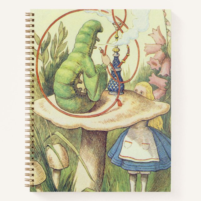 Cuaderno Alice se reúne con la oruga (Anverso)