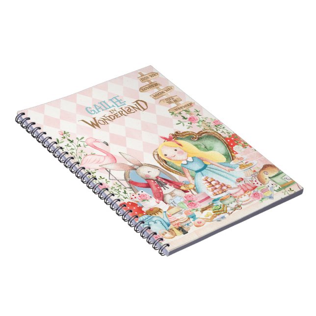 Cuaderno Alicia aventuras en Woderland Birthday Tea Fiesta (Lado Derecho)