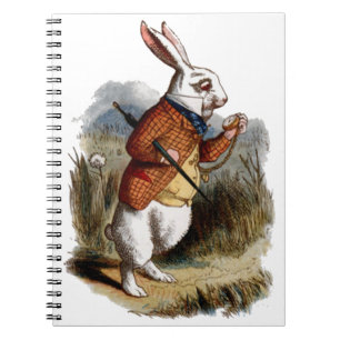 Cuaderno Alicia en el conejo blanco de las maravillas