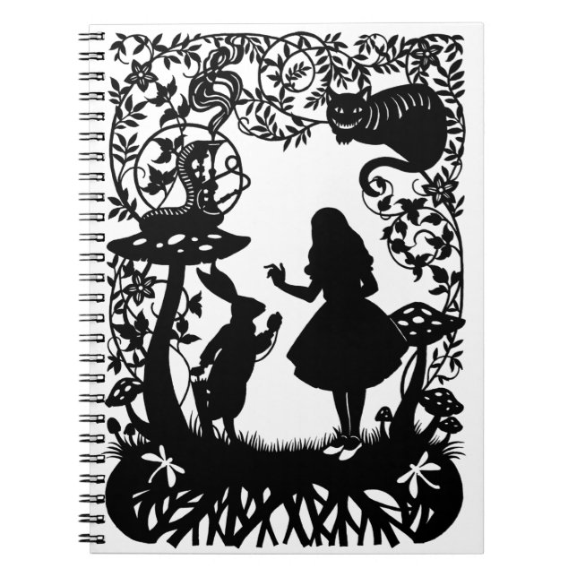 Cuaderno Alicia en el país de las maravillas (Frente)