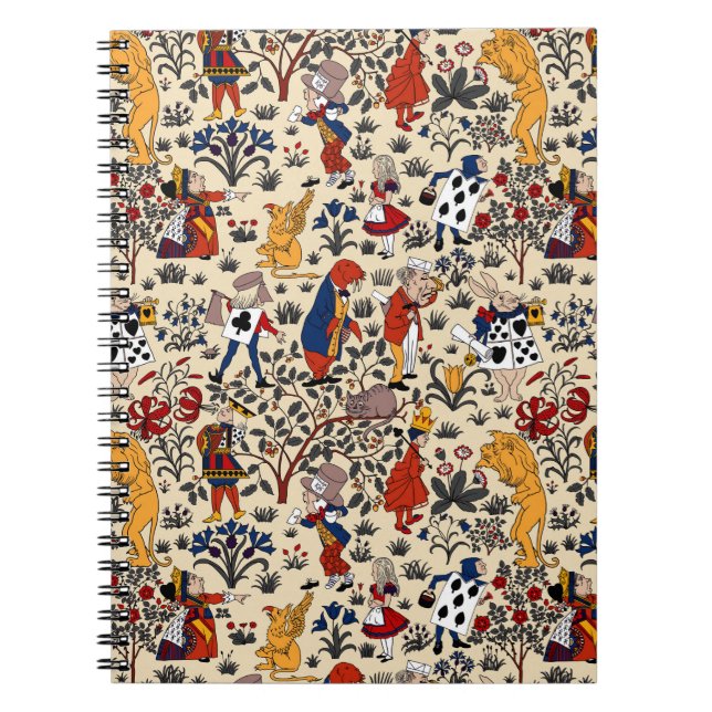 Cuaderno Alicia en el país de las maravillas (Frente)