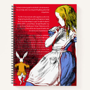 Cuaderno Alicia en el país de las maravillas