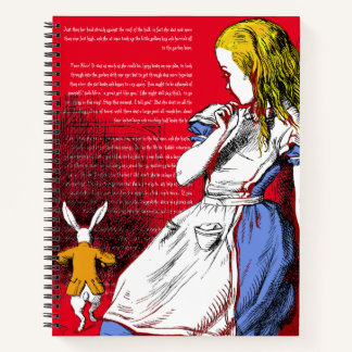 Cuaderno Alicia en el país de las maravillas