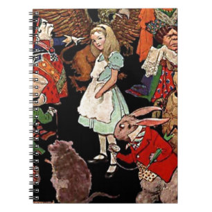 Cuaderno Alicia en el país de las maravillas con el Ilustr