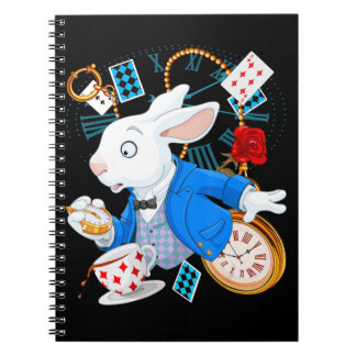 Cuaderno Alicia En El País De Las Maravillas - Conejo Blanc