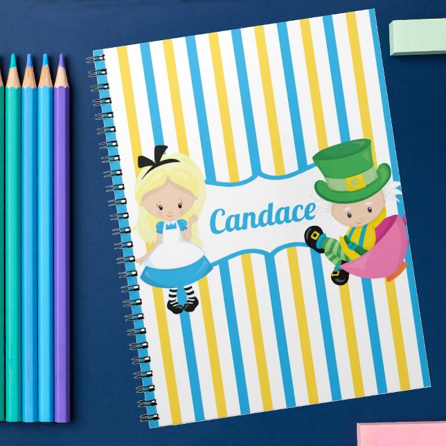 Cuaderno Alicia en el país de las maravillas educa a los ni (Subido por el creador)