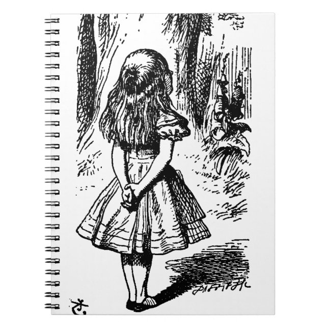 Cuaderno Alicia en el país de las maravillas - ilustracion (Frente)