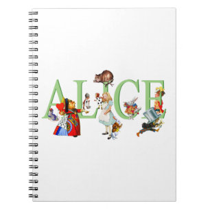 Cuaderno Alicia en el país de las maravillas y amigos