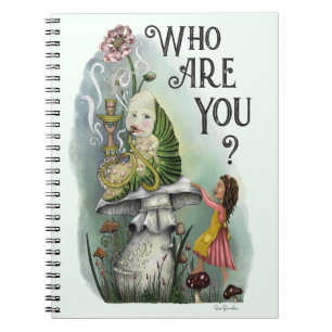 Cuaderno Alicia linda en el país de las maravillas y el art