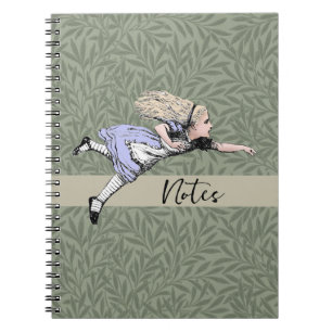Cuaderno Alicia voladora en el país de las maravillas miran