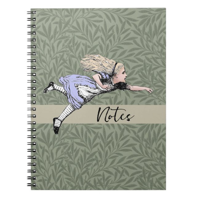 Cuaderno Alicia voladora en el país de las maravillas miran (Frente)