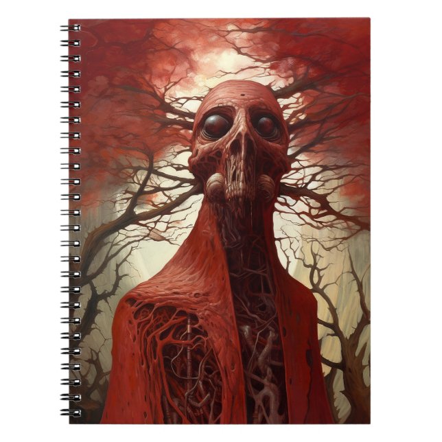 Cuaderno Alien Creature Sci Horror Art (Frente)