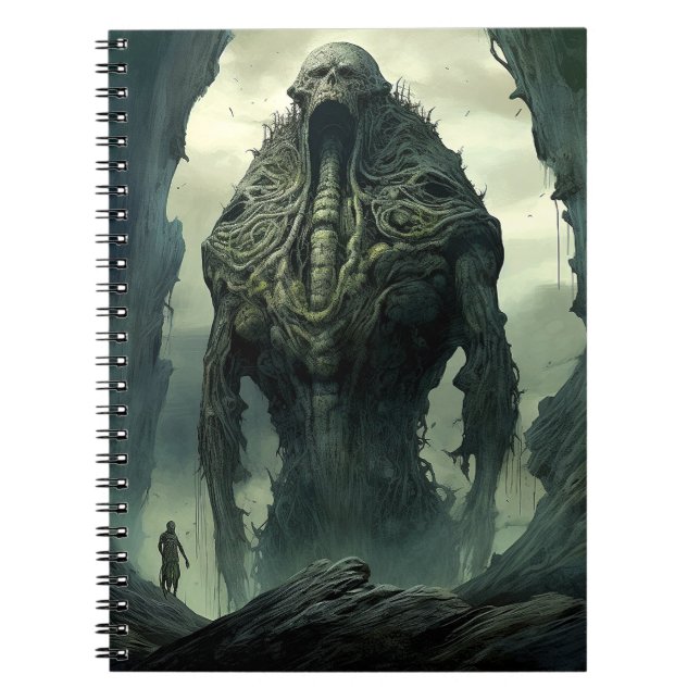 Cuaderno Alien Creature Sci Horror Art (Frente)