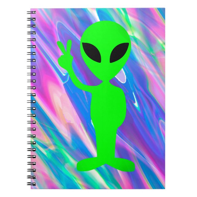 Cuaderno alien hologram (Frente)