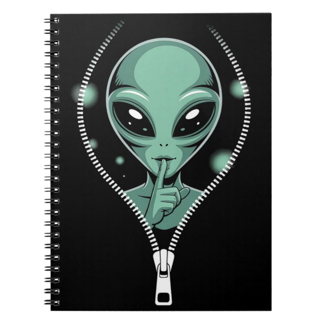 Cuaderno Alien Peeping (Frente)