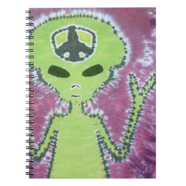 Cuaderno Alien Tie Dye (Frente)