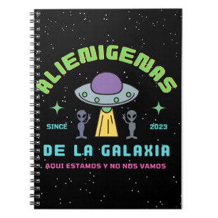 Cuaderno alienigenas de la galaxia