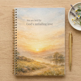 Cuaderno Aliento Cristiano del Amor Inquebrantable de Dios