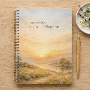 Cuaderno Aliento Cristiano del Amor Inquebrantable de Dios