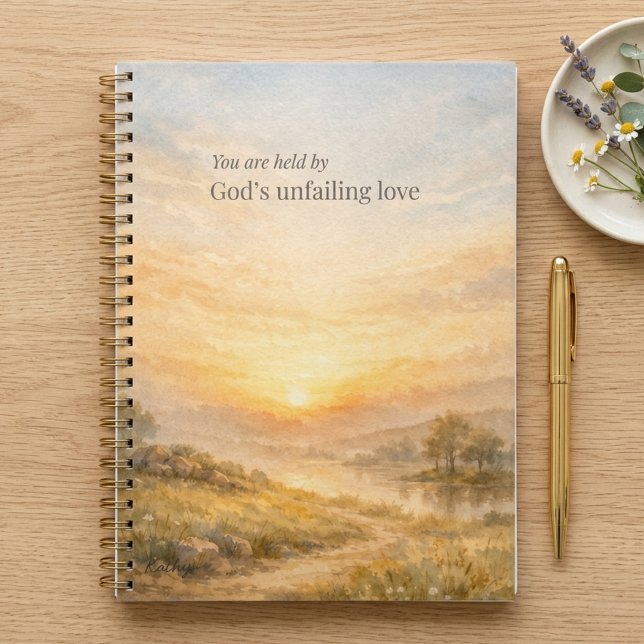 Cuaderno Aliento Cristiano del Amor Inquebrantable de Dios (Subido por el creador)