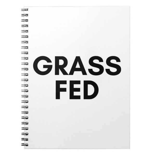 Cuaderno alimentado con hierba (Frente)