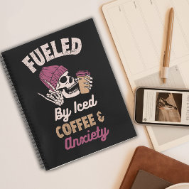 Cuaderno Alimentado Por El Café Y La Ansiedad Helados