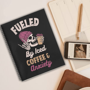 Cuaderno Alimentado Por El Café Y La Ansiedad Helados