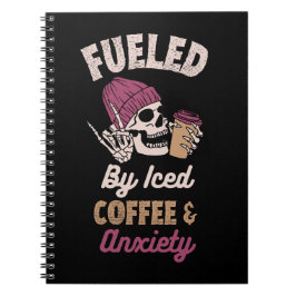 Cuaderno Alimentado Por El Café Y La Ansiedad Helados