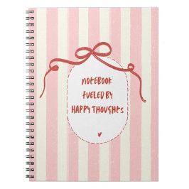 Cuaderno alimentado por pensamientos felices | Dia
